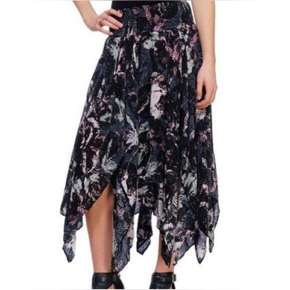 Free People Fly  Away Swing Skirt